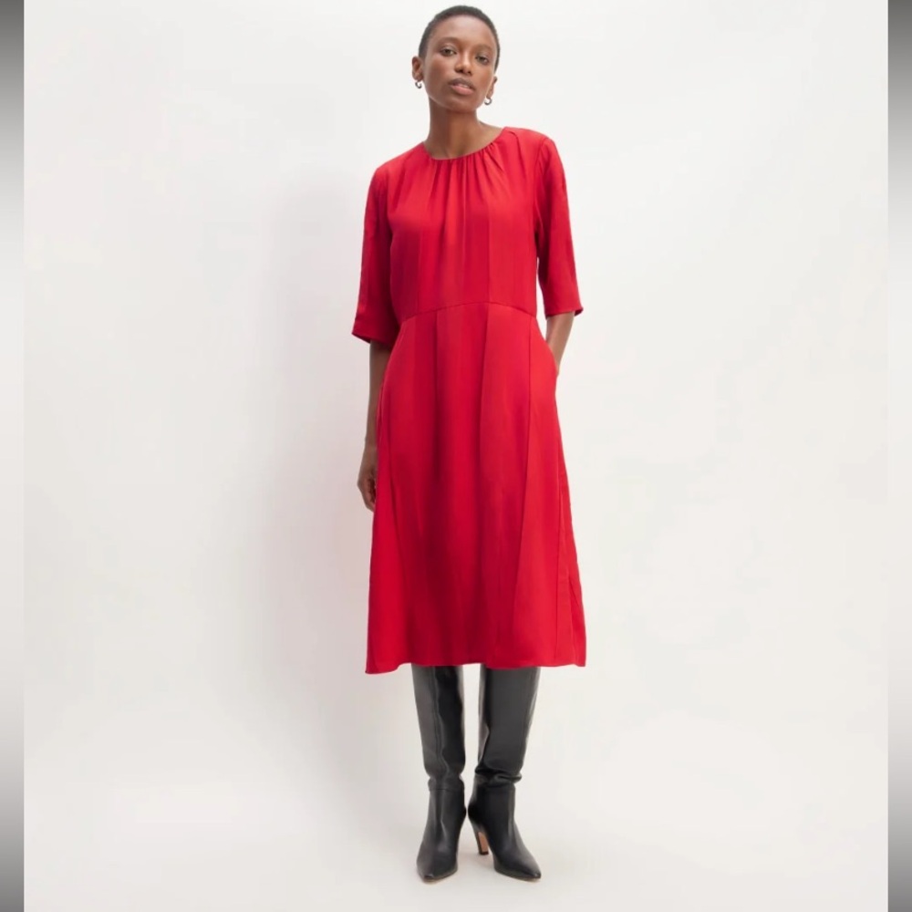 Everlane Red Midi Dress